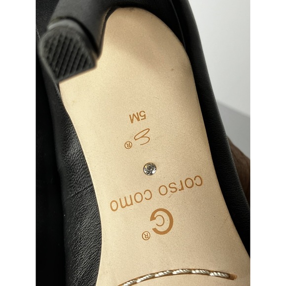 Corso Como CC-Linnden Shoes Sz 5 Black High Heel Pump - Picture 7 of 7